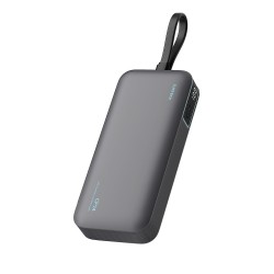 Cuktech LPB200N 40W 20000mAh Powerbank with Integrated Cable - Gray
