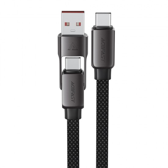 Acefast C13-05 USB-C - USB-A / USB-C Cable 480Mb/s 3A 0.2m - Black