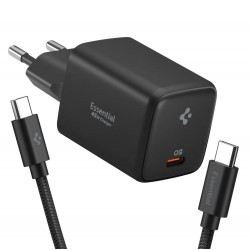 Spigen EE451EU Essential USB-C 45W Wall Charger - Black