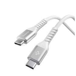 Spigen EB10010CCA Essential USB-C / USB-C 100W 100CM Cable - White