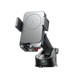 Joyroom JR-ZS241S car mount with inductive charger for dashboard - black