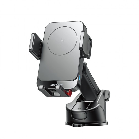 Joyroom JR-ZS241S car mount with inductive charger for dashboard - black
