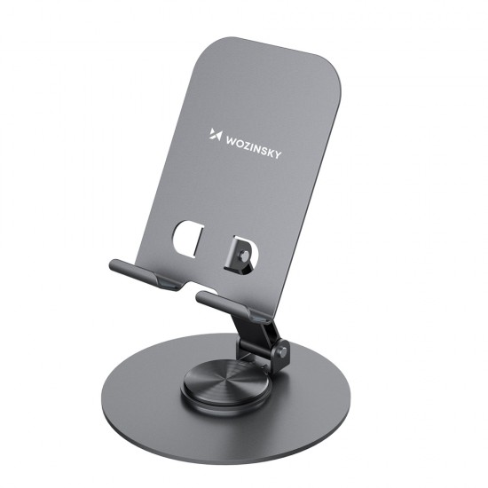 Wozinsky WPT-K95 swivel stand for phone and tablet - gray