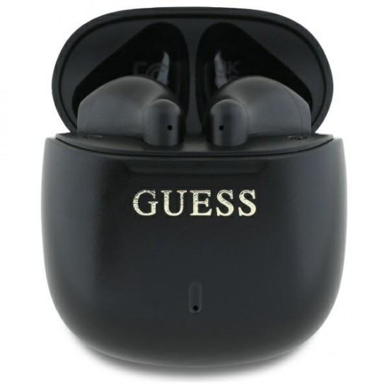 Guess Printed Classic Logo Bluetooth Wireless Headphones - Black