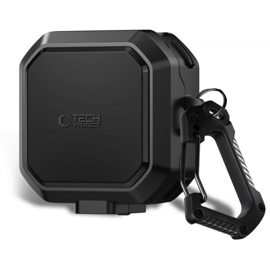 Tech-Protect Carbonox MagSafe Case for Samsung Galaxy Buds 4 / 4 Pro - Black