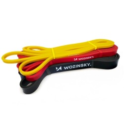 Wozinsky WGO-3 latex resistance bands - 3 pcs.