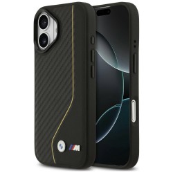 BMW M Carbon Line & Logo MagSafe Case for iPhone 17 - Yellow