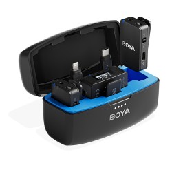 BOYA BOYAMIC 2-02 Wireless Microphones 2.4 GHz USB-C - Black