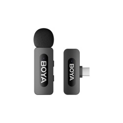 BOYA BY-V10 V2.0 Wireless Microphone 2.4GHz - Black