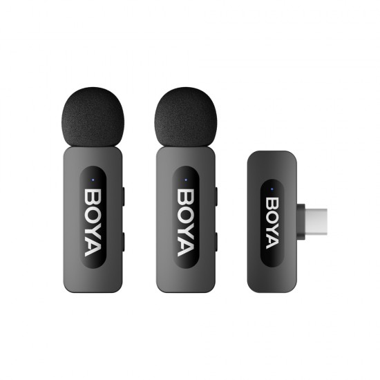 BOYA BY-V20 V2.0 Wireless Microphones 2.4GHz - Black