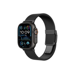 AmazingThing Titan Premium Metal Band for AppleWatch 38/40/41/42/44/45/46/49 mm - Black