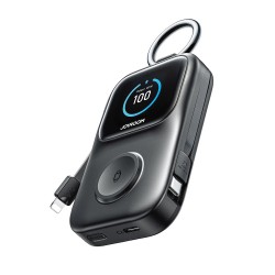 Joyroom JR-W19 5000mAh Powerbank with 5W Wireless Watch Charging - Black