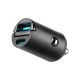 Joyroom JR-CCN18 65W USB-A USB-C Car Charger - Black