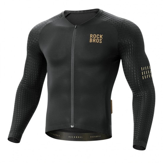 Rockbros YDCX008 Diamond Long Sleeve Cycling Jersey Size XS - Black