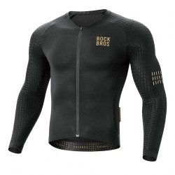 Rockbros YDCX008 Diamond Long Sleeve Cycling Jersey Size XXL - Black