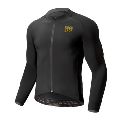 Rockbros YDWT020 Diamond cycling jersey spring/autumn/winter size M - black