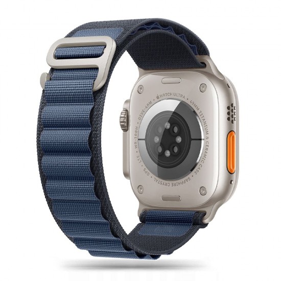 Tech-Protect Nylon Pro Strap for Apple Watch (44 / 45 / 46 / 49 mm) - Navy Blue