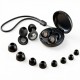Tech-Protect QuietFit Silicone Earplugs with Acoustic Filter - Black
