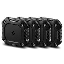 Spigen Tough Armor 4-Pack Case for Apple AirTag 1/2 - Black