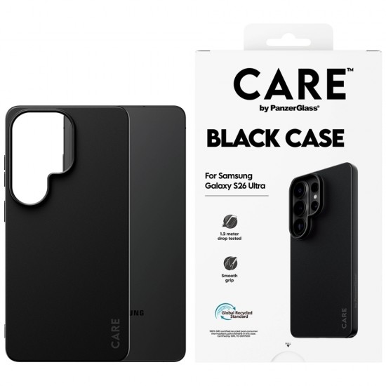 CARE by PanzerGlass TPU Case for Samsung Galaxy S26 Ultra - Black