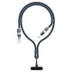 Dudao L20Max 65W 4-in-1 Cable with Lanyard USB-C to USB-C with Lightning and USB-A Adapters - Blue