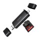 Ugreen 2in1 USB-C / USB-A SD 4.0 UHS-II Card Reader - Black