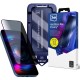 9H tempered glass with 3mk HardGlass Max Privacy filter for Google Pixel 10A