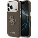 Etui Guess FW Resin Logo na iPhone 17 Pro - brązowe