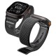 Spigen Athlex Air 2 Strap for Apple Watch 44/45/46/49mm - Black and Gray