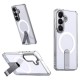 Hybrid Armor X Case for Samsung Galaxy A36 / A37 with Stand Compatible with MagSafe - Transparent