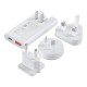 Choetech PD6011 65W GaN Ultra USB-C + USB-A Wall Charger - White