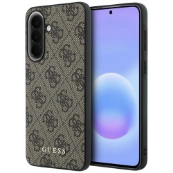 Etui Guess 4G Classic na Samsung Galaxy A57 5G - brązowe