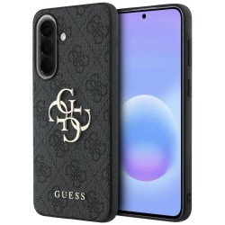 Etui Guess Leather 4G Metal Logo na Samsung Galaxy A57 5G - czarne