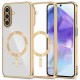 Etui Tech-Protect MagFlex MagSafe na Samsung Galaxy A27 5G - przezroczysto-złote