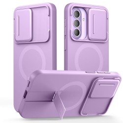 Etui Tech-Protect Kevlar Aura MagSafe na Samsung Galaxy A57 - fioletowe