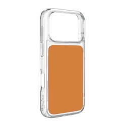 Puro Plate Mag Case for iPhone 17 Pro Max Compatible with MagSafe - Orange