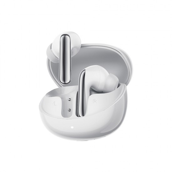 QCY Melobuds N60 Wireless In-Ear Headphones with LDAC and ANC Noise Cancellation - White