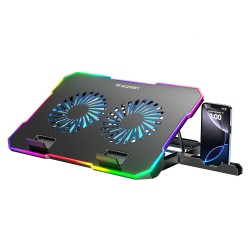 Wozinsky WDCX-A26 NitroCool RGB Gaming Laptop Cooling Pad - Black