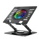 Wozinsky WDCX-X16-AS CoolBase RGB 360° Cooling Stand for Laptop and Tablet - Black