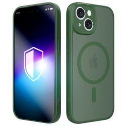 3mk Misty MagCase for iPhone 15 - green