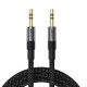 Acefast J10 AUX cable mini jack 3.5mm 1m - black