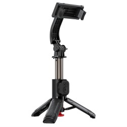 Acefast E42 Selfie Stick with Automatic Tripod and Bluetooth Remote Control 63 cm - Black