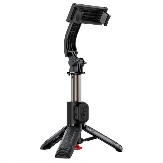 Acefast E42 Selfie Stick with Automatic Tripod and Bluetooth Remote Control 63 cm - Black