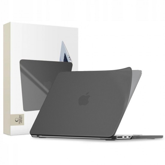 Etui Tech-Protect Softshell na MacBook Air 15 2023 / 2024 / 2025 / 2026 - czarne matowe