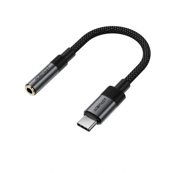 Acefast J12 USB-C to 3.5mm mini jack adapter - black