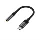 Acefast J12 USB-C to 3.5mm mini jack adapter - black