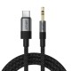Acefast J11 USB-C to 3.5mm mini jack cable 1m - black