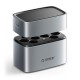 Orico EV8 AA Lithium Battery Charger with Storage Function - Silver