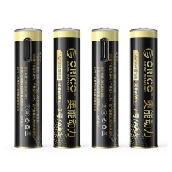 Orico Ener-G EG7C lithium battery 1.5V 500mWh AAA USB-C rechargeable battery 4 pcs.