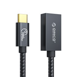 Orico CAF31 USB-C - USB-A 3.1 Gen 2 10Gbps 1m OTG adapter - black